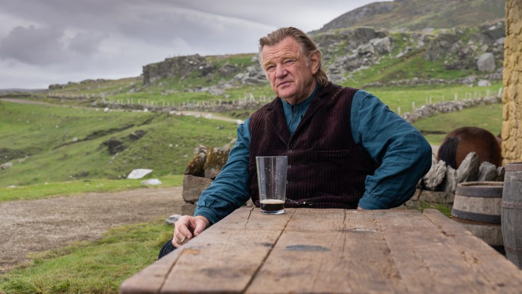 Brendan Gleeson in the film THE BANSHEES OF INISHERIN. Photo by Jonathan Hession. Courtesy of Searchlight Pictures. © 2022 20th Century Studios All Rights Reserved.