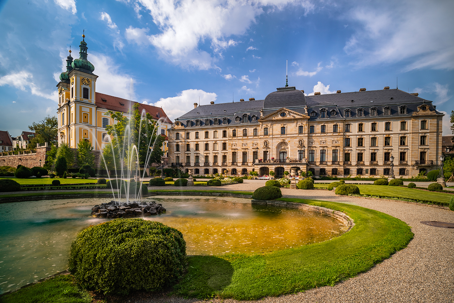 Donaueschingen: el castillo con la iglesia de San Juan Bautista. Stadt Donaueschingen/Tobias Raphael Ackermann