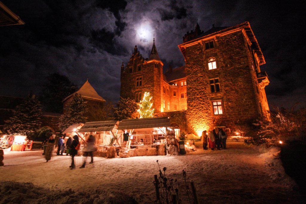 Navidad en el castillo de Berlepsch. Ruta Alemana de los cuentos de Hadas. Foto: Deutsche Märchenstraße e.V.