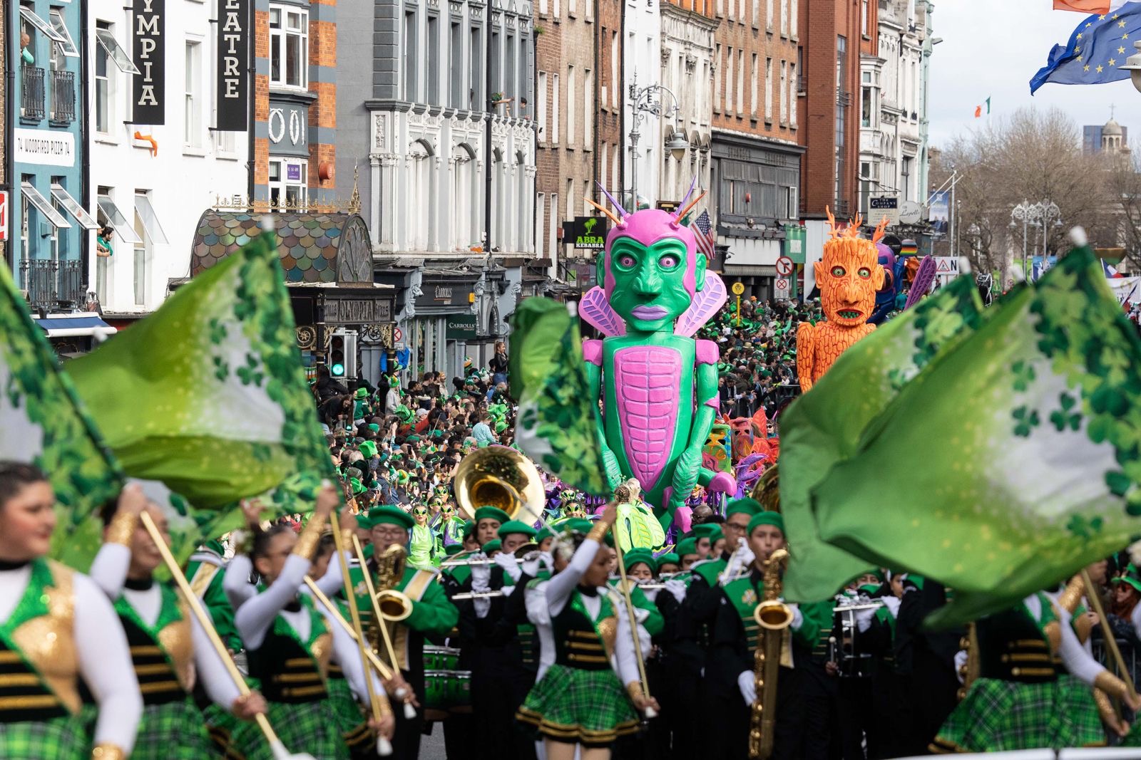 Desfile de San Patricio en Dublín